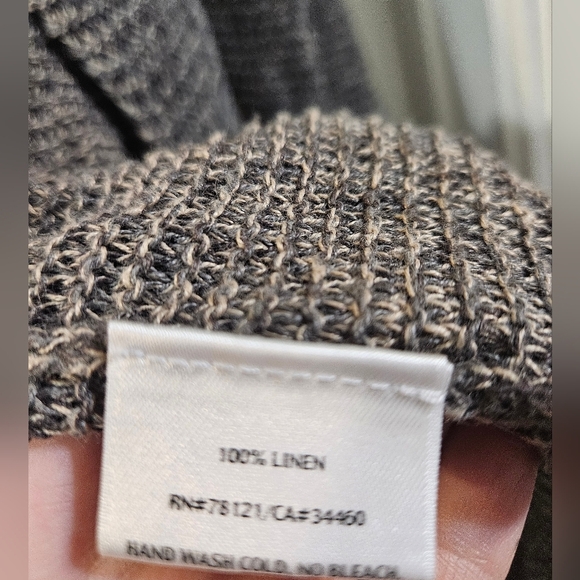 Eileen Fisher Linen Cardigan - Picture 3 of 4